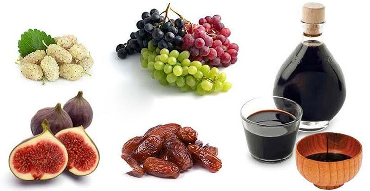 چهار شیره یک کیلویی _ ترکیب شیره انگور، خرما، توت و انجیر_ مقوی و طبیعی